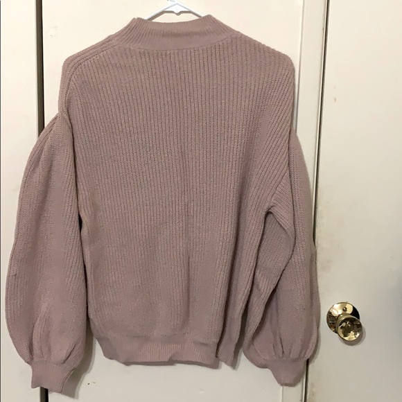 Leith Pink Balloon Sleeve Sweater size XS - Picture 2 of 3